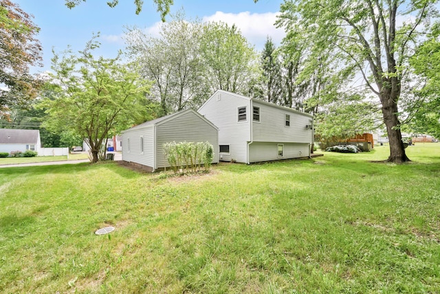 134 Sunset St, Windsor Locks, CT 06096 - view of home's exterior with a lawn