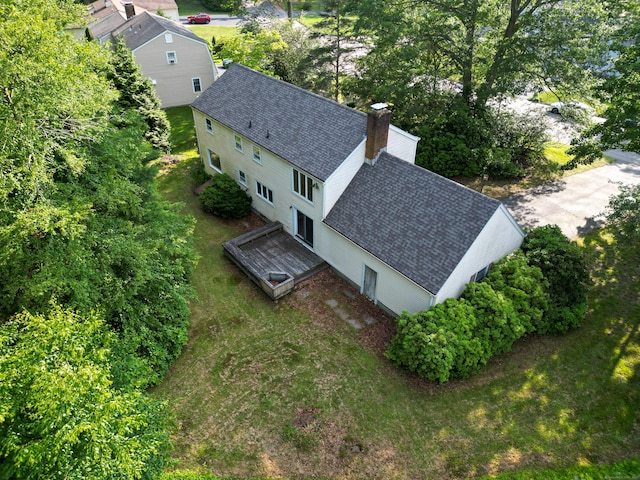 22 Trumbull Rd, Waterford, CT 06385 - view from above of property