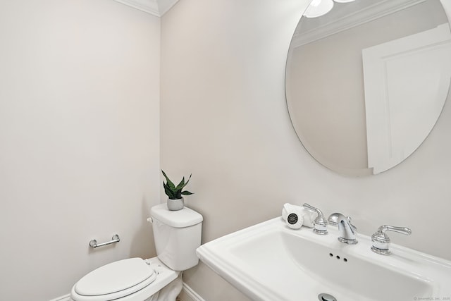 142 E Ave Unit A106, Norwalk, CT 06851 - half bathroom featuring ornamental molding