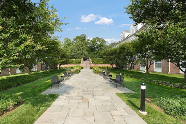 142 E Ave Unit A106, Norwalk, CT 06851 - view of community with a yard and a patio