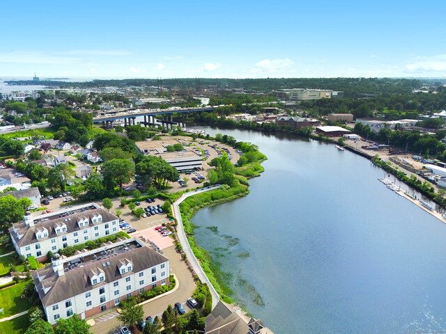 142 E Ave Unit A106, Norwalk, CT 06851 - aerial view of property's location with a large body of water