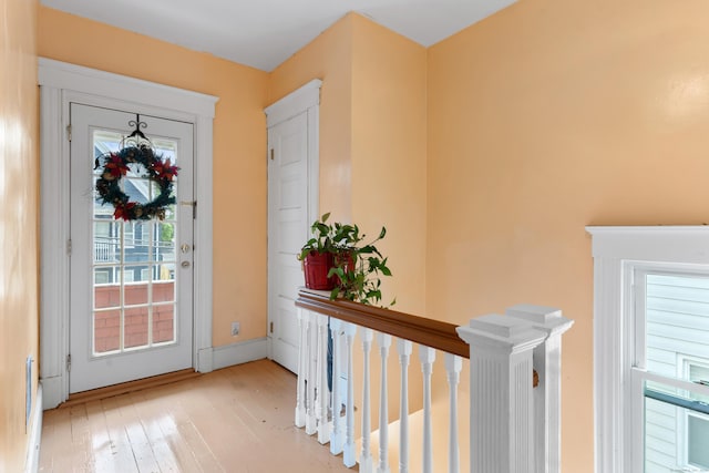 29 Bristol St, West Haven, CT 06516 - entryway featuring hardwood / wood-style floors