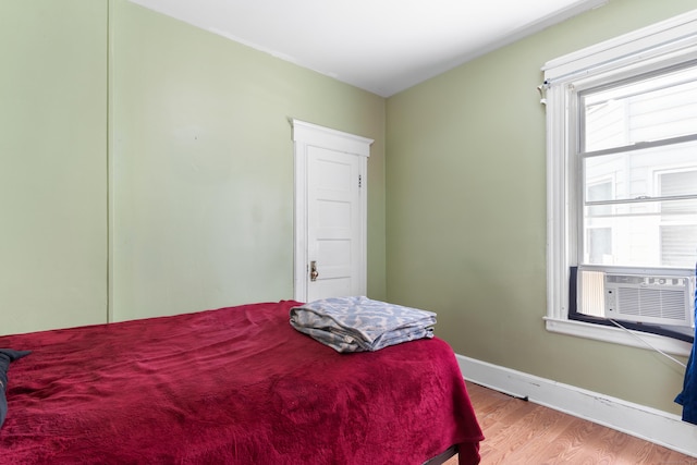 29 Bristol St, West Haven, CT 06516 - bedroom with wood finished floors and cooling unit