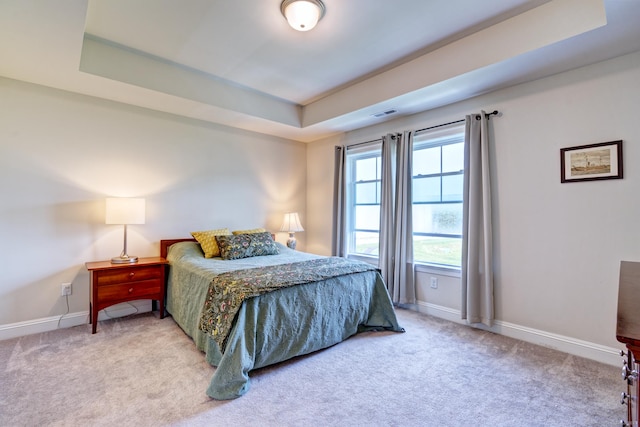 48 Park Ave Unit 48, Stonington, CT 06355 - carpeted bedroom with a tray ceiling and baseboards