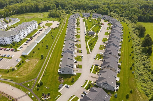 48 Park Ave Unit 48, Stonington, CT 06355 - aerial view of residential area featuring a forest