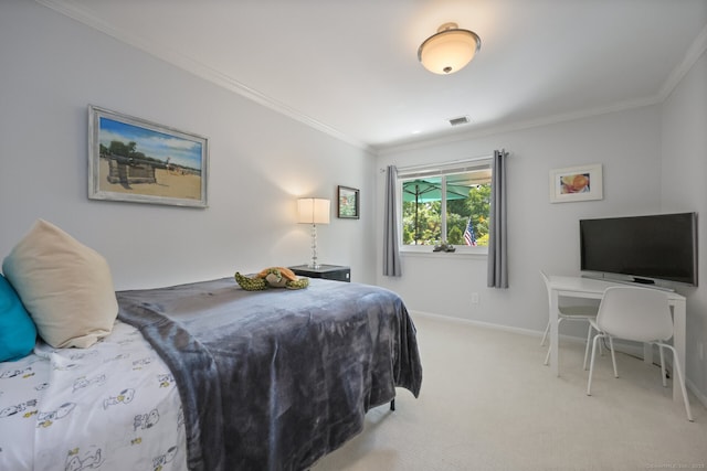 195 Southport Woods Dr Unit 195, Fairfield, CT 06890 - carpeted bedroom with ornamental molding and baseboards