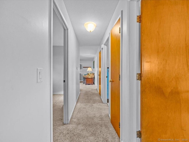 55 Oxbow Dr, Meriden, CT 06450 - hallway featuring carpet flooring and a textured ceiling