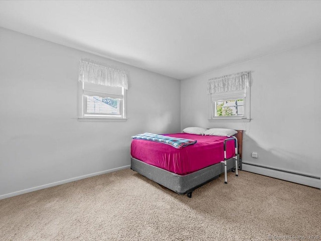 55 Oxbow Dr, Meriden, CT 06450 - bedroom featuring carpet floors and baseboard heating