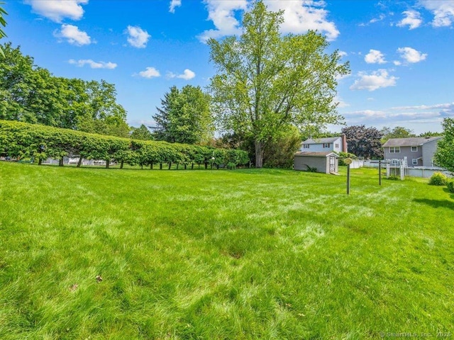 55 Oxbow Dr, Meriden, CT 06450 - view of yard with a shed