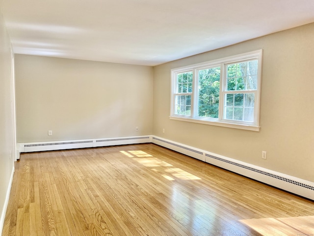 80 Murlyn Rd, Hamden, CT 06518 - spare room with hardwood / wood-style floors and a baseboard radiator
