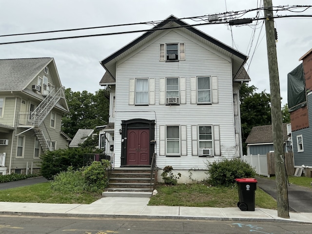20 Berkeley St, Norwalk, CT 06850 - view of front facade with cooling unit