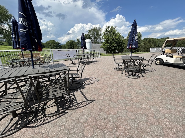 42 Long River Rd, Sherman, CT 06784 - view of patio with outdoor dining space