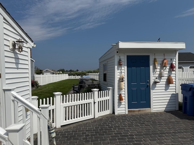 96 Chalker Beach Rd, Old Saybrook, CT 06475 - entrance to property featuring a patio area