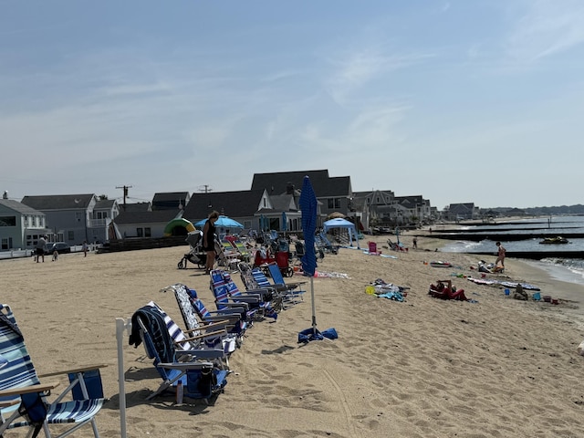 96 Chalker Beach Rd, Old Saybrook, CT 06475 - view of play area with a water view and a residential view