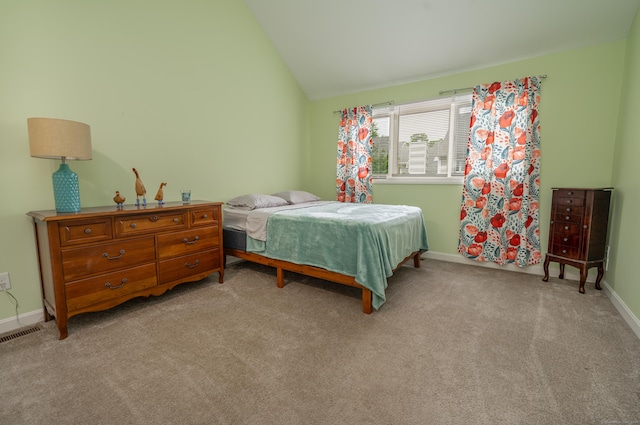 170 Turtle Bay Dr Unit 170, Branford, CT 06405 - bedroom with lofted ceiling and light colored carpet