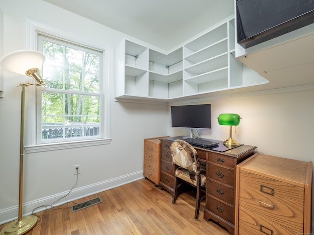 109 Westport Rd, Wilton, CT 06897 - office featuring light wood-type flooring and baseboards