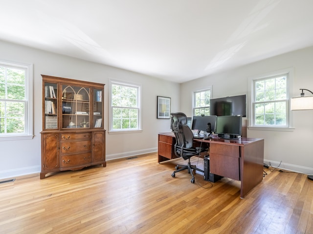 109 Westport Rd, Wilton, CT 06897 - office space with light wood-type flooring and baseboards