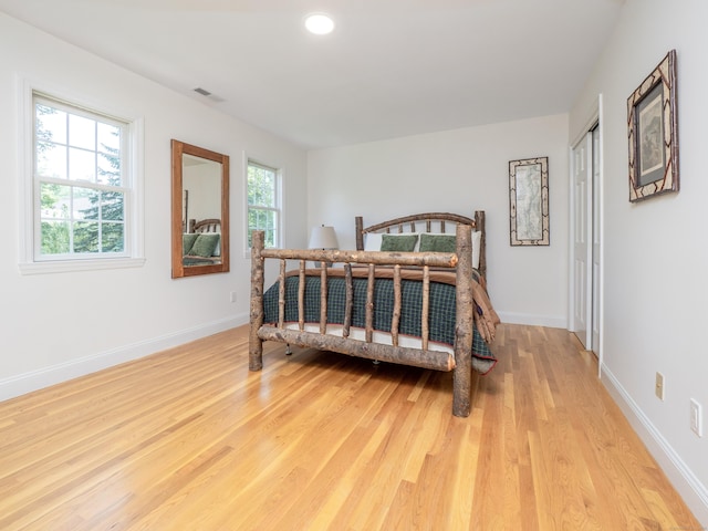 109 Westport Rd, Wilton, CT 06897 - bedroom with light wood-type flooring and recessed lighting