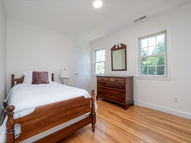 109 Westport Rd, Wilton, CT 06897 - bedroom with baseboards and light wood-style floors
