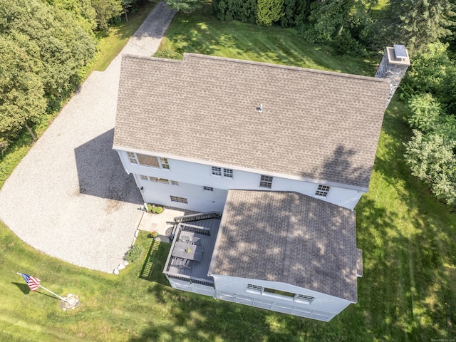 109 Westport Rd, Wilton, CT 06897 - view from above of property