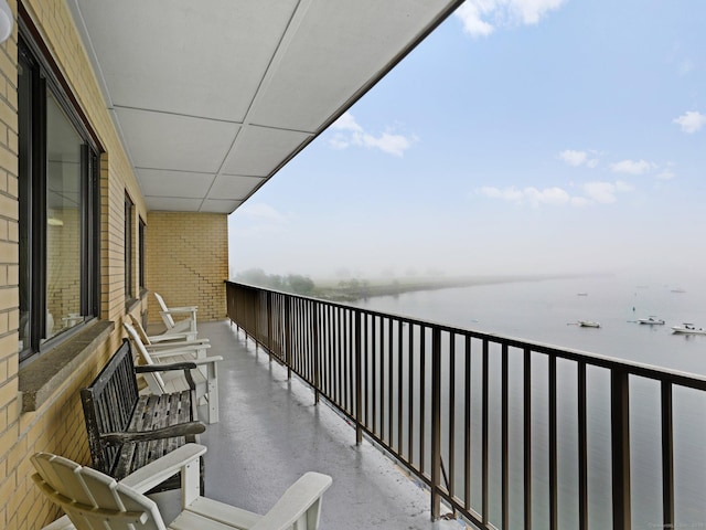 155 Brewster St Apt 3K, Bridgeport, CT 06605 - balcony featuring a water view