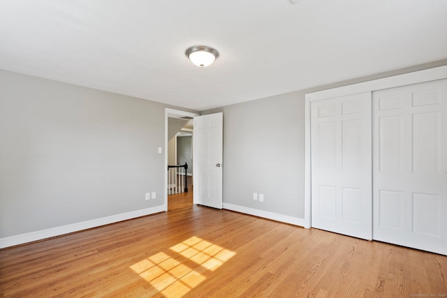 114 Boulter Rd, Wethersfield, CT 06109 - unfurnished bedroom with light wood finished floors and a closet