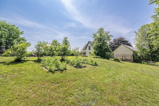 45 Harris Fuller Rd, Preston, CT 06365 - view of green lawn featuring a barn and an outdoor structure