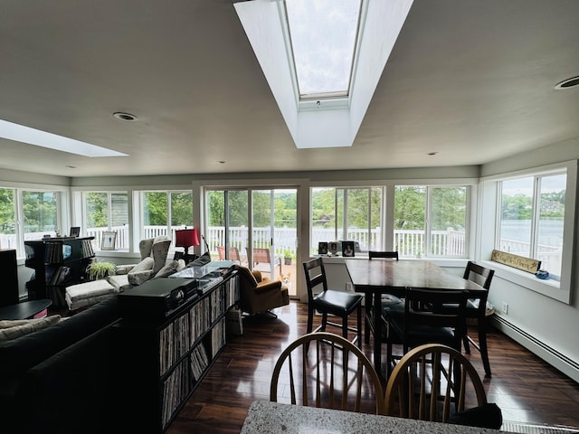 34 Park St, Griswold, CT 06351 - sunroom / solarium with a skylight and baseboard heating