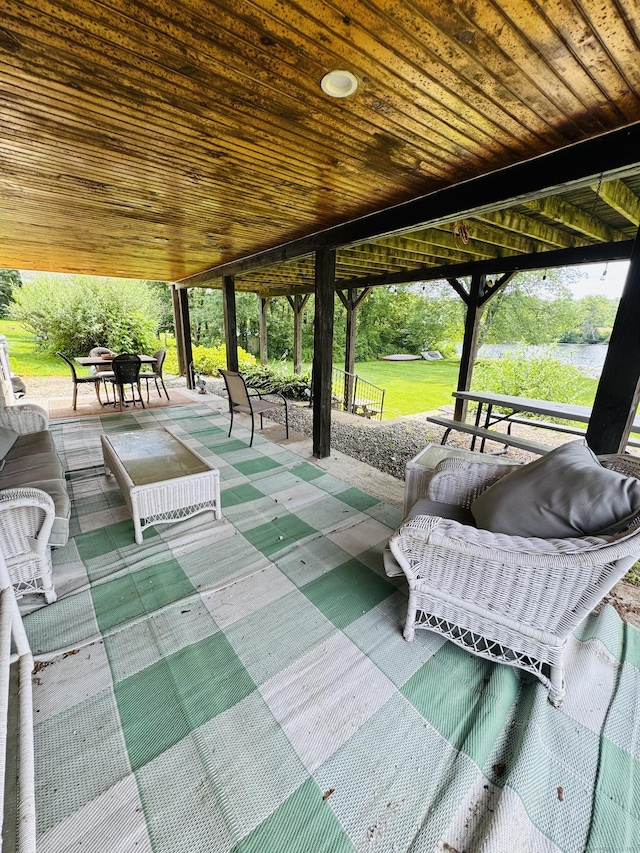 34 Park St, Griswold, CT 06351 - view of community with a patio area