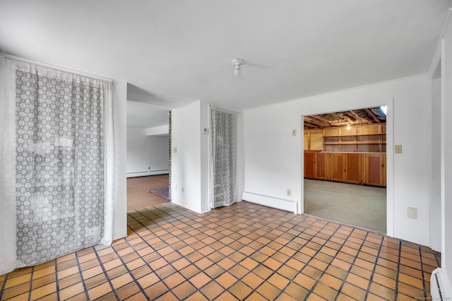 442 Merrow Rd, Tolland, CT 06084 - unfurnished room featuring a baseboard heating unit