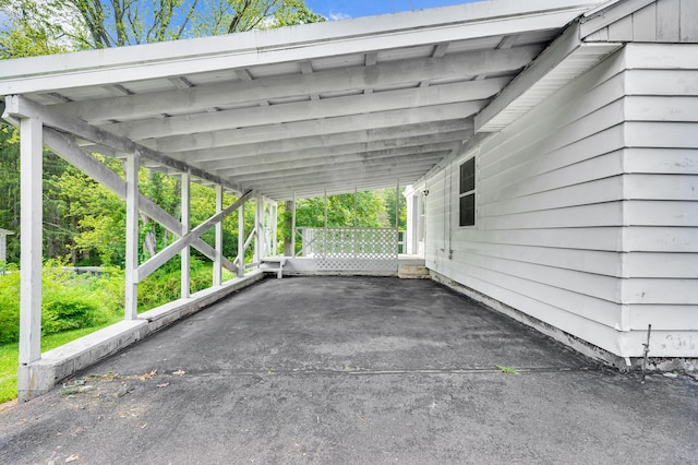 442 Merrow Rd, Tolland, CT 06084 - view of vehicle parking featuring a carport