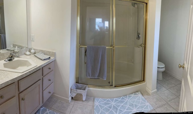 42 Bluff St, Westbrook, CT 06498 - full bathroom featuring tile patterned flooring, vanity, and a stall shower
