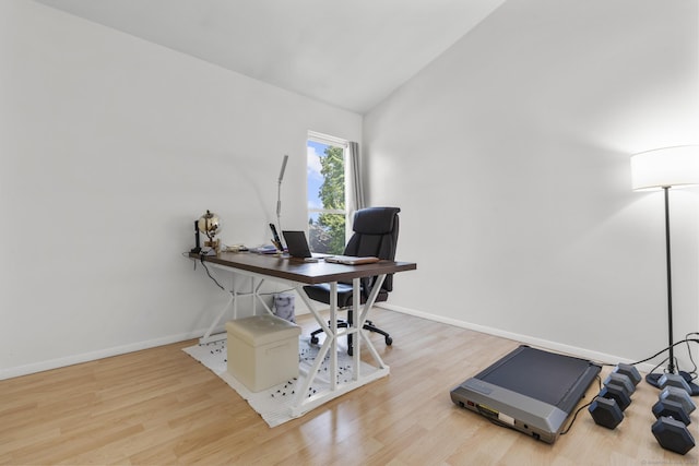 32 Glenview Dr Unit 32, Cromwell, CT 06416 - home office with wood finished floors and high vaulted ceiling
