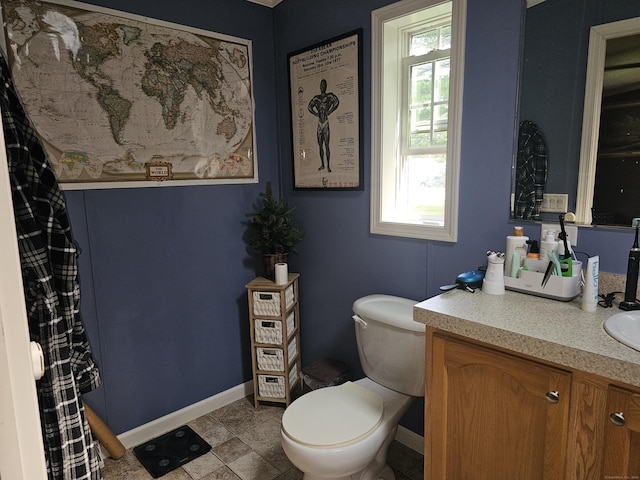 91 Chaffeeville Rd Trlr 16, Mansfield, CT 06250 - bathroom with vanity and baseboards