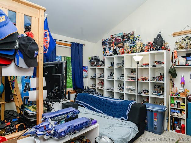 172 Old Farms Rd Unit 172, Torrington, CT 06790 - bedroom featuring lofted ceiling