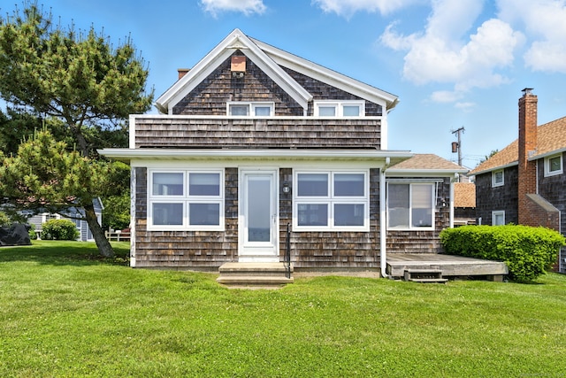 226 Old Kelsey Point Rd, Westbrook, CT 06498 - shingle-style home with entry steps and a front lawn
