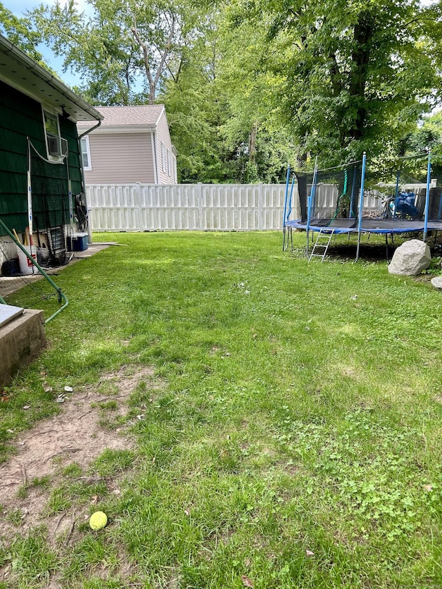 71 Saddle Rd, Norwalk, CT 06851 - view of yard featuring a trampoline