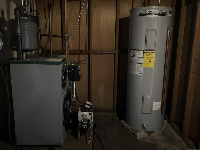 71 Saddle Rd, Norwalk, CT 06851 - utility room with electric water heater