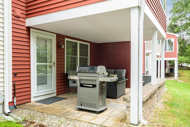90 Bridlewood Ln Unit 90, Vernon, CT 06066 - view of patio / terrace with grilling area and outdoor lounge area