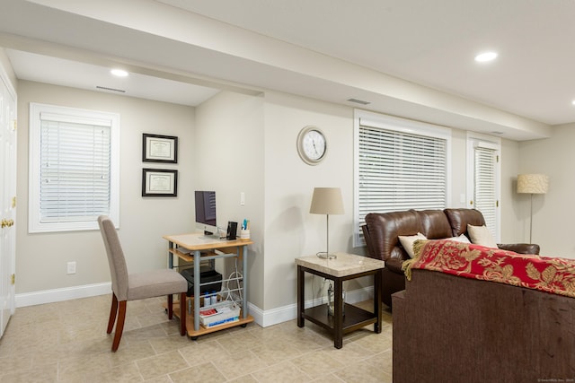 90 Bridlewood Ln Unit 90, Vernon, CT 06066 - living room with baseboards and recessed lighting