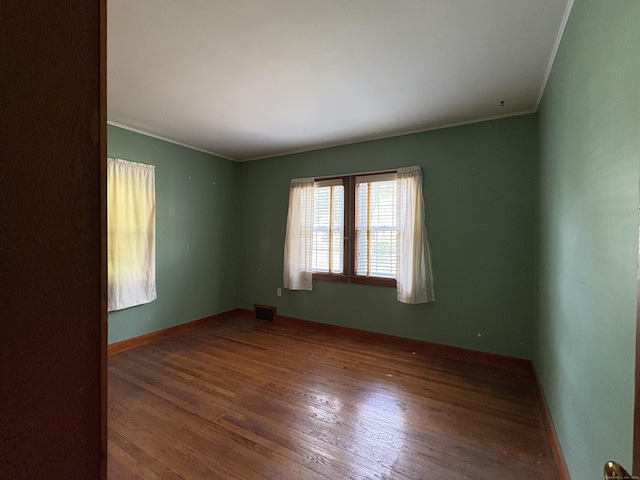 520 River Rd, Lisbon, CT 06351 - unfurnished room featuring wood finished floors and crown molding