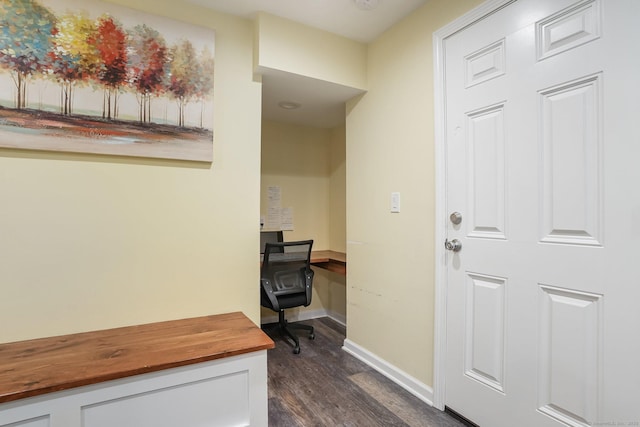 36 Ernest Ave, Waterbury, CT 06708 - office with dark wood-style floors and baseboards