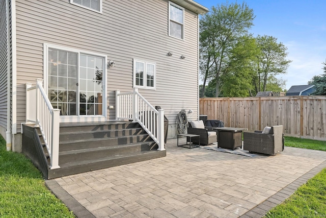 36 Ernest Ave, Waterbury, CT 06708 - view of patio / terrace featuring an outdoor living space