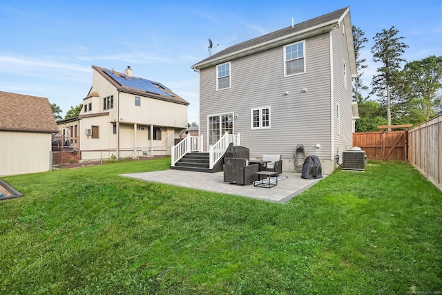 36 Ernest Ave, Waterbury, CT 06708 - back of house with a patio and a fenced backyard
