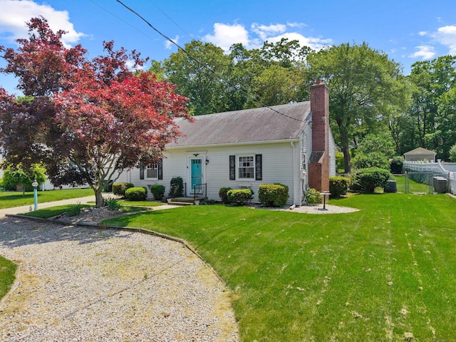 376 Glenwood Avenue Extension, Waterford, CT 06385 - view of front of home with a chimney and a shingled roof