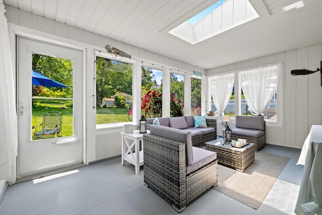 376 Glenwood Avenue Extension, Waterford, CT 06385 - sunroom / solarium with a skylight and healthy amount of natural light