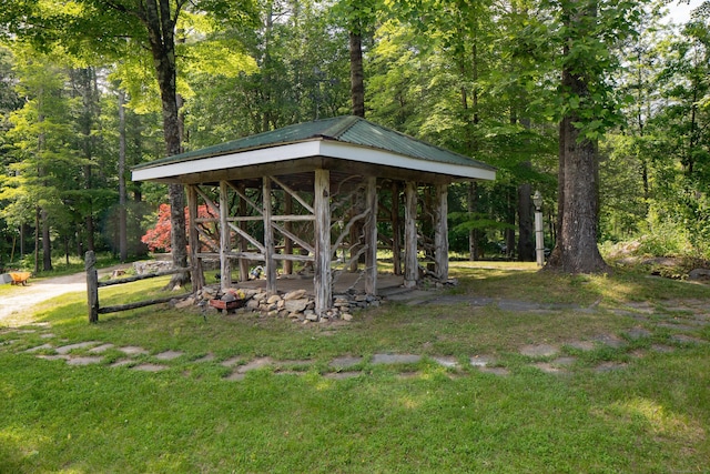 48 Preston Ln, Salisbury, CT 06068 - surrounding community featuring a yard and a forest view