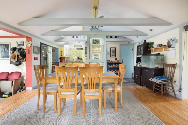 48 Preston Ln, Salisbury, CT 06068 - dining space with light wood finished floors and a ceiling fan