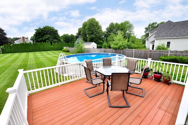 1 Leghorn Ln, Cromwell, CT 06416 - deck with a fenced backyard and outdoor dining space