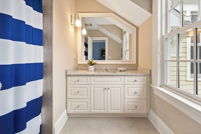 43 Chessor Ln, Wilton, CT 06897 - full bath featuring vanity and tile patterned flooring